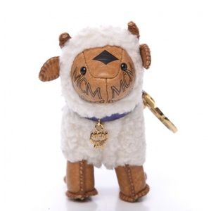 VINTAGE MCM
Visetos Sheep Key Ring Bag Charm Cognac